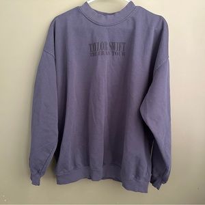 The Eras Tour - Taylor Swift Blue Crewneck - Size Medium
